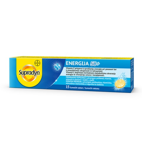 Supradyn Energija 50+ · 15 šumečih tablet